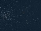 DSS-foto van de open cluster M67
