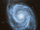 DSS-foto van het sterrenstelsel M51