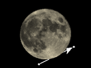 De Maan bedekt SAO 138445