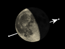 De Maan bedekt SAO 158021