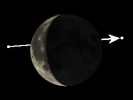 De Maan bedekt SAO 185367
