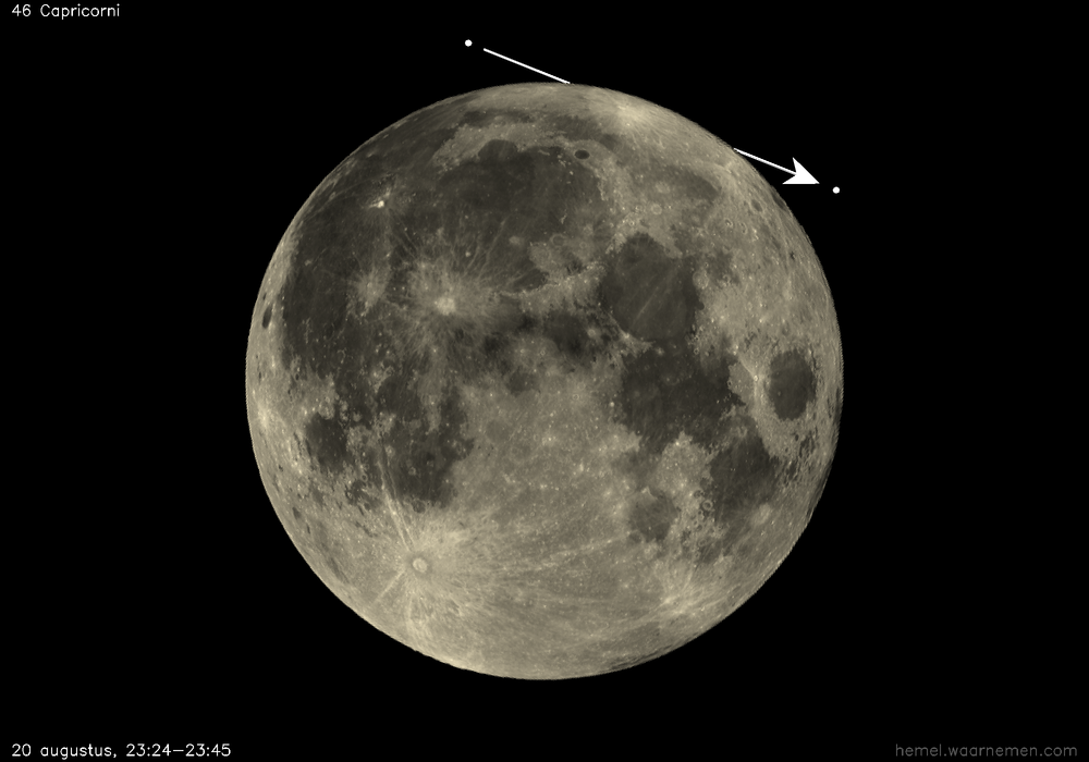 De Maan bedekt 46 Capricorni - afbeelding niet gevonden, klik om te sluiten