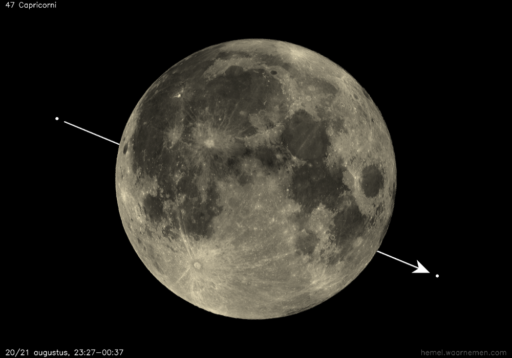 De Maan bedekt 47 Capricorni - afbeelding niet gevonden, klik om te sluiten