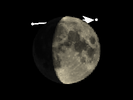 De Maan bedekt SAO 95419