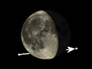 De Maan bedekt 5 Cancri