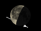 De Maan bedekt 20 Ceti