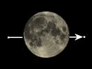 De Maan bedekt SAO 186135