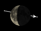 De Maan bedekt 132 Tauri