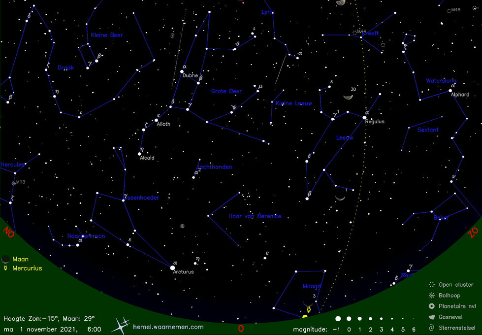 Maandelijkse hemelkaart - afbeelding niet gevonden, klik om te sluiten