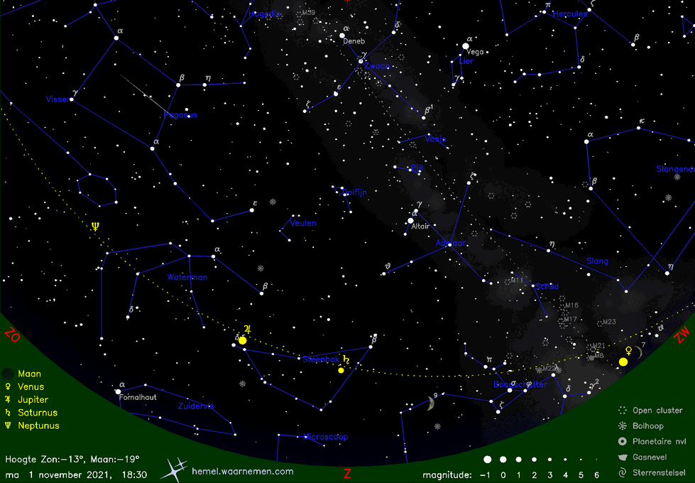 Maandelijkse hemelkaart - afbeelding niet gevonden, klik om te sluiten