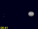 Europa in conjunctie met Callisto