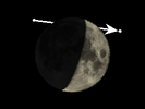 De Maan bedekt ε Arietis