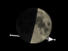 De Maan bedekt SAO 76215