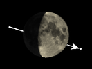 De Maan bedekt SAO 187468