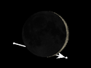 De Maan bedekt SAO 187080
