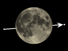 De Maan bedekt SAO 184164