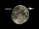 De Maan bedekt SAO 76618