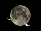 De Maan bedekt π Piscium