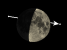 De Maan bedekt SAO 93650