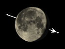 De Maan bedekt Torcularis Septentrionali