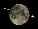 De Maan bedekt τ Capricorni