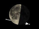 De Maan bedekt θ 1 Tauri