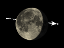 De Maan bedekt SAO 162816