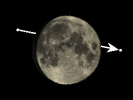 De Maan bedekt SAO 162816