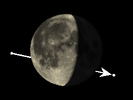 De Maan bedekt σ 2 Tauri