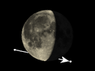De Maan bedekt σ 1 Tauri