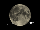 De Maan bedekt SAO 95419