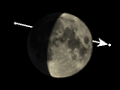 De Maan bedekt θ 1 Tauri