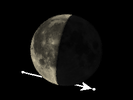 De Maan bedekt 58 Tauri