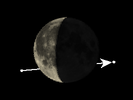 De Maan bedekt SAO 187086