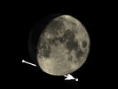 De Maan bedekt ξ 2 Ceti