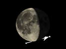 De Maan bedekt SAO 160052