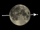 De Maan bedekt SAO 187216