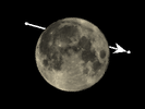 De Maan bedekt φ Capricorni