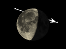 De Maan bedekt SAO 93650