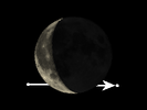 De Maan bedekt SAO 79607