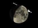 De Maan bedekt SAO 128621