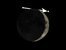 De Maan bedekt ω 2 Tauri