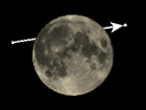De Maan bedekt θ Ophiuchi