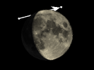 De Maan bedekt λ Librae