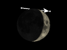 De Maan bedekt υ Tauri