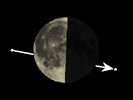 De Maan bedekt 125 Tauri