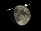 De Maan bedekt SAO 79650