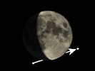 De Maan bedekt SAO 183637