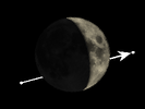 De Maan bedekt SAO 183900