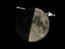De Maan bedekt SAO 76215